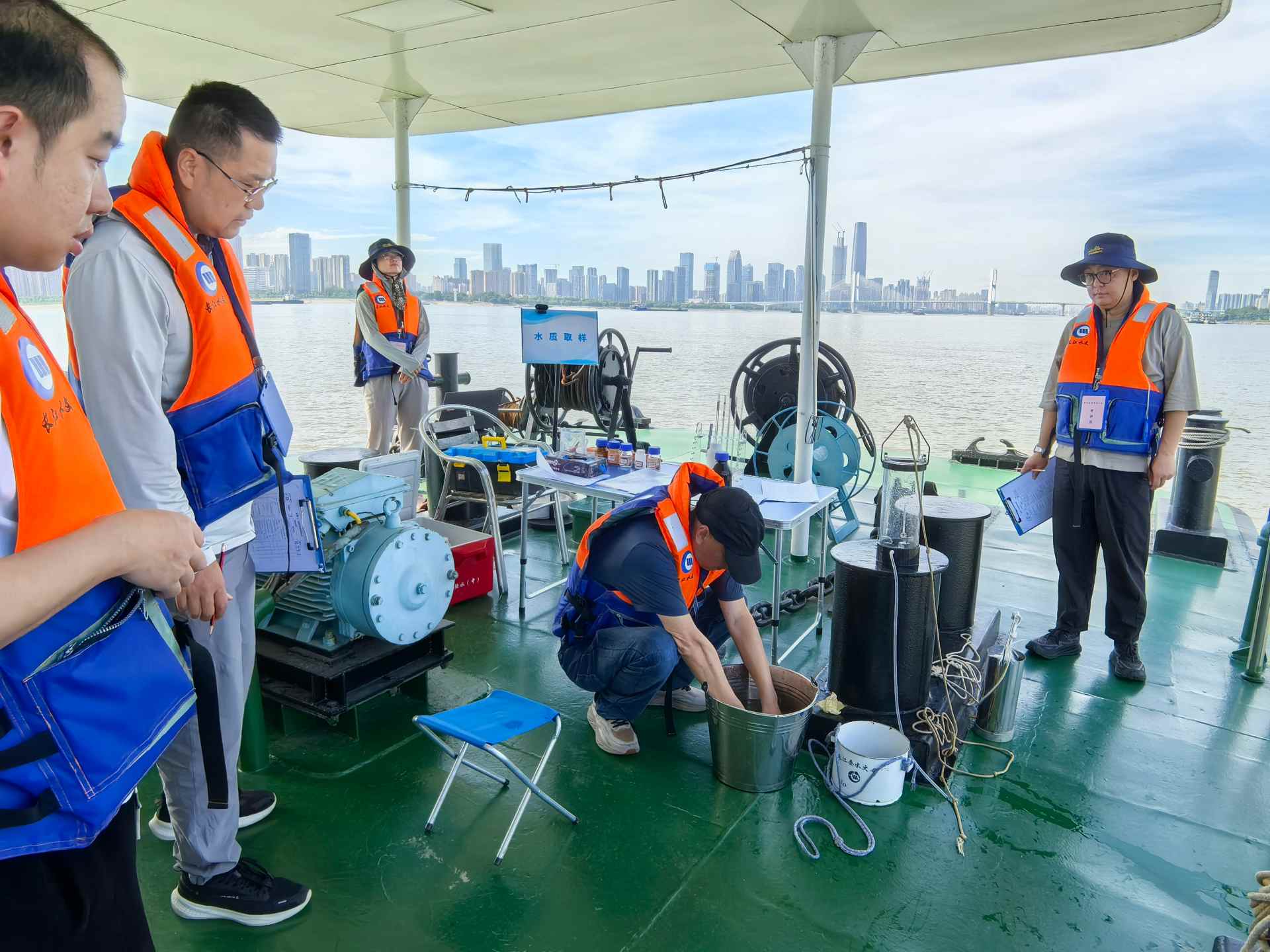 实操考试—“水质采样”现场